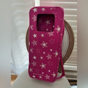 American Girl Doll Carrier Storage Case with Pink Starry Design - Retired